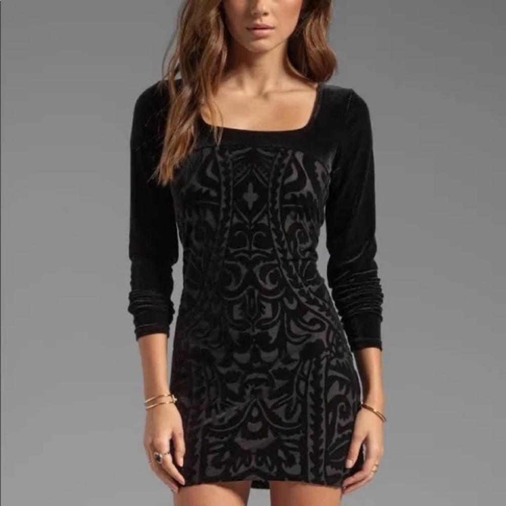 Free People Velvet Bodycon dress